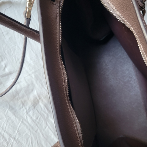 Kate Spade Eva Taupe satchel cross body handbag purse NWOT - Picture 9 of 11